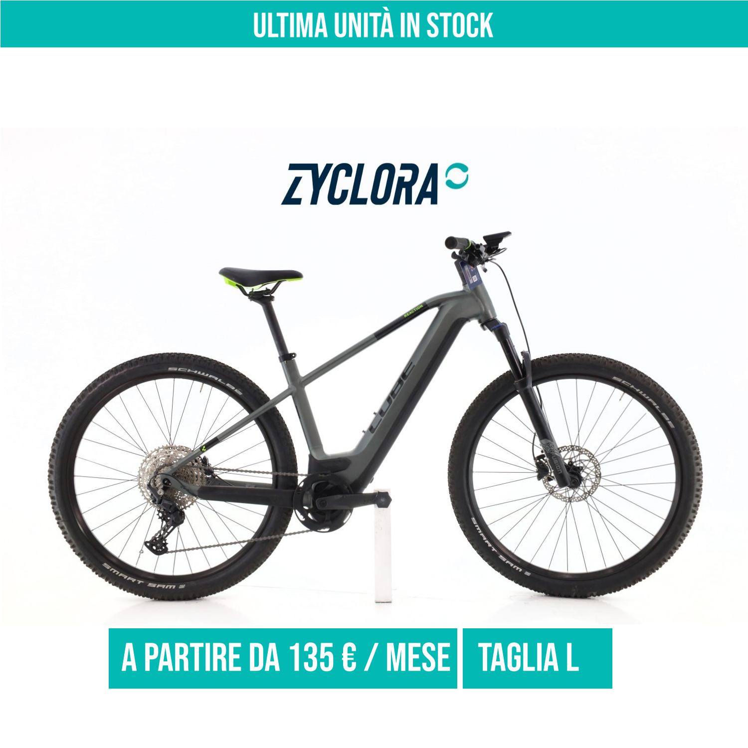 Cube Reaction Hybrid Pro taglia L Semi-nuova