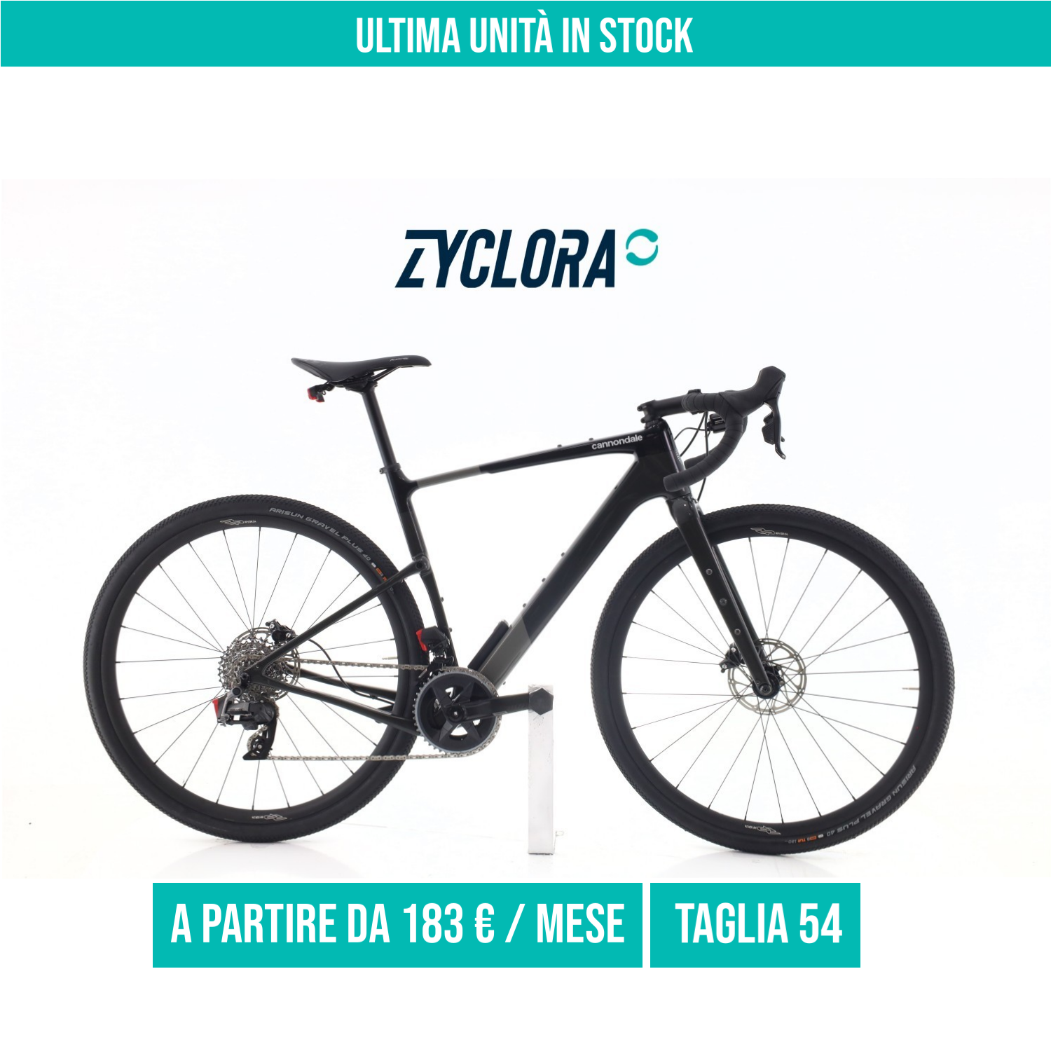 Cannondale Topstone AXS 12V taglia 54 Semi-nuova