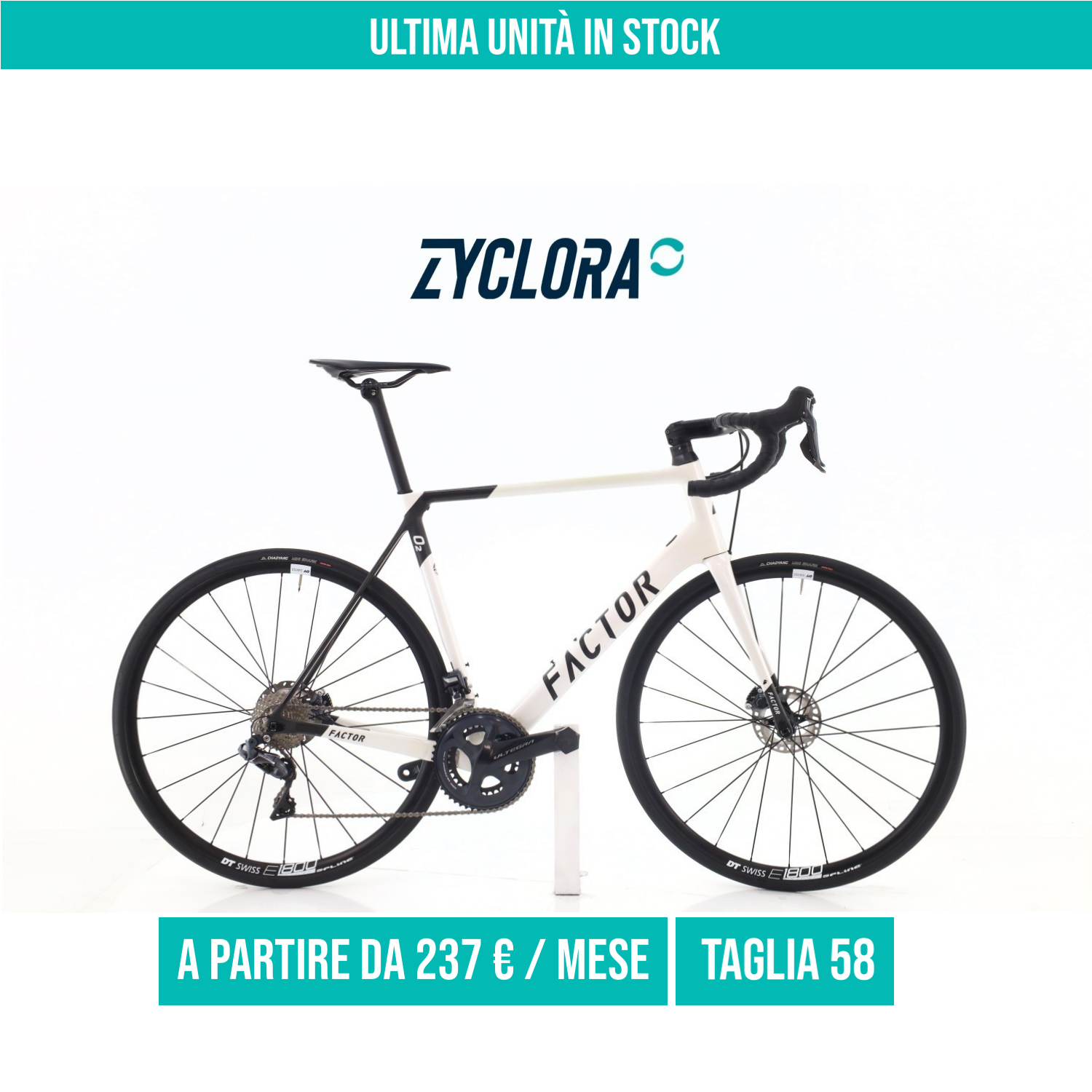 Factor O2 Di2 11V taglia 58 Semi-nuova