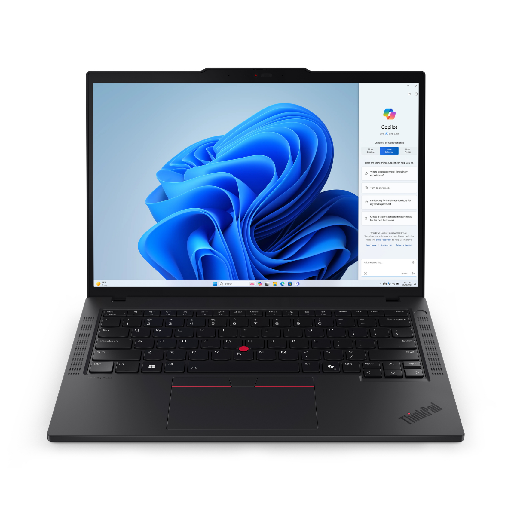 Lenovo ThinkPad T14 Gen 5 Intel, 21ml0098ge, Intel Core Ultra 7, 32 GB, 1 TB