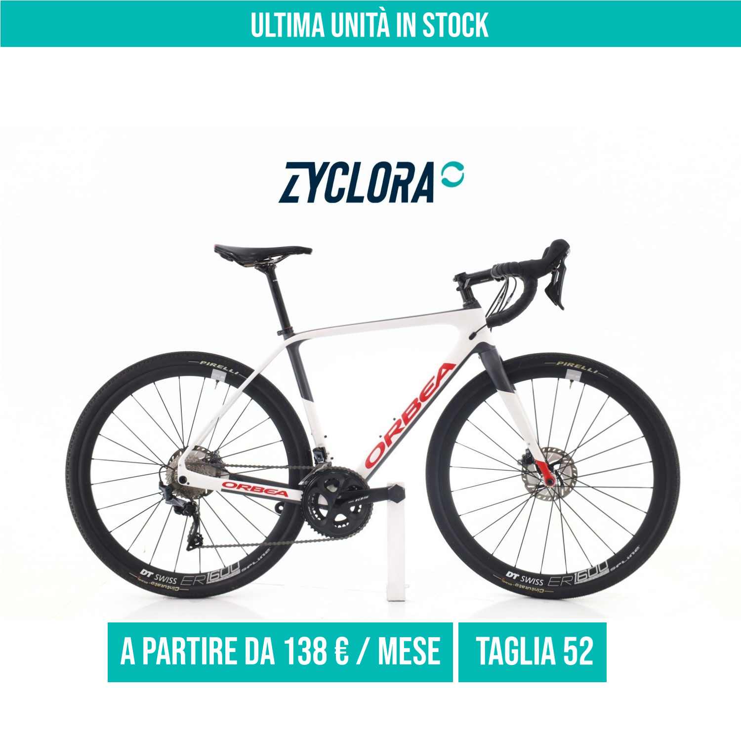 Orbea Terra taglia 52 Semi-nuova
