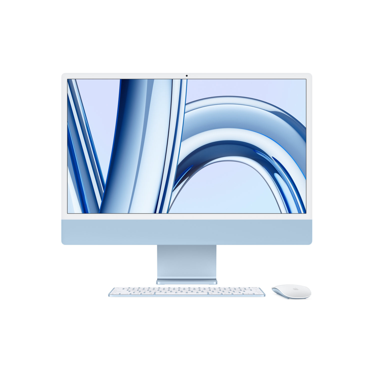 Apple iMac 24", mqrq3d/a, blau, M3, 8 Core CPU / 10 Core GPU, 256GB SSD