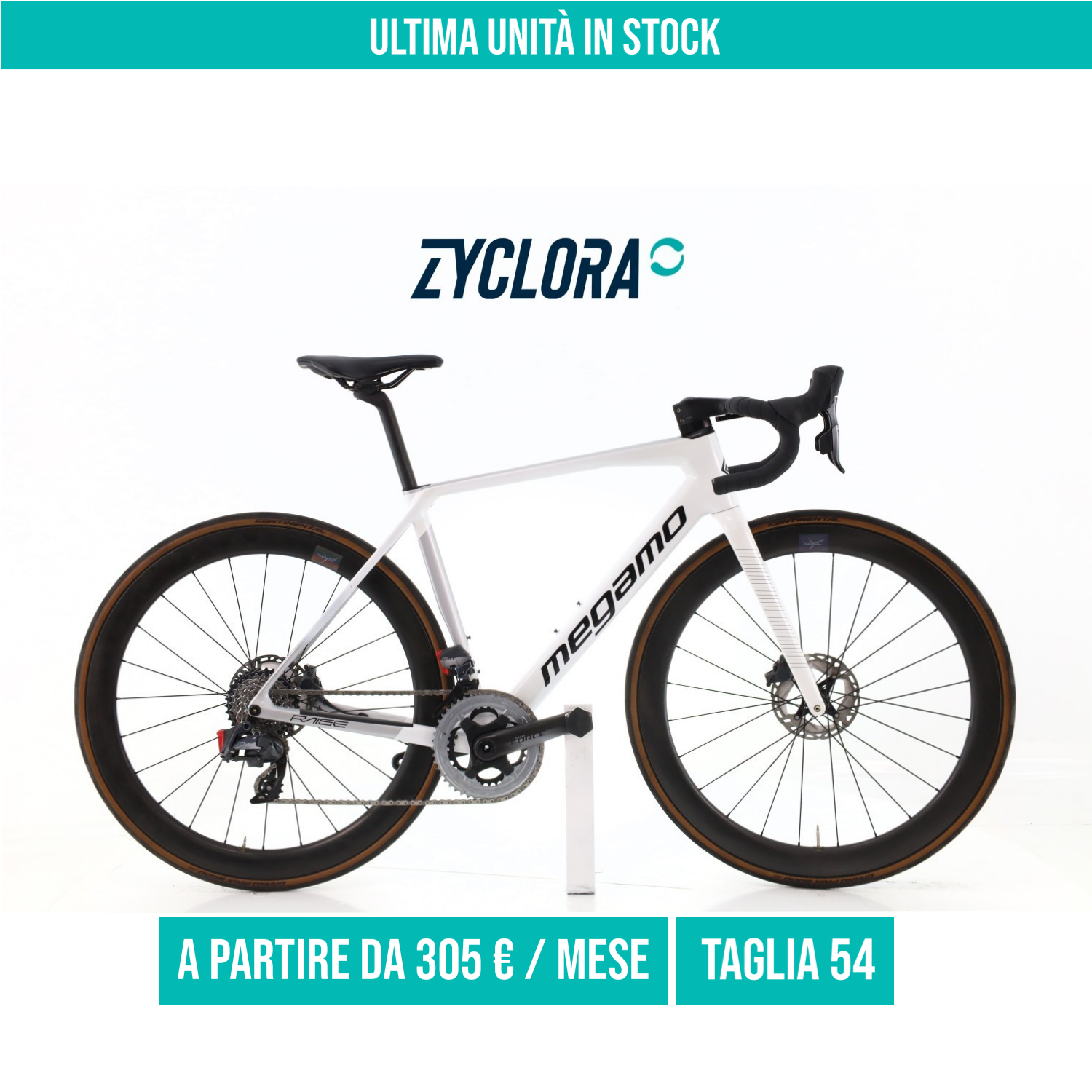 Megamo Raise Carbonio AXS 12V taglia 54 Semi-nuova