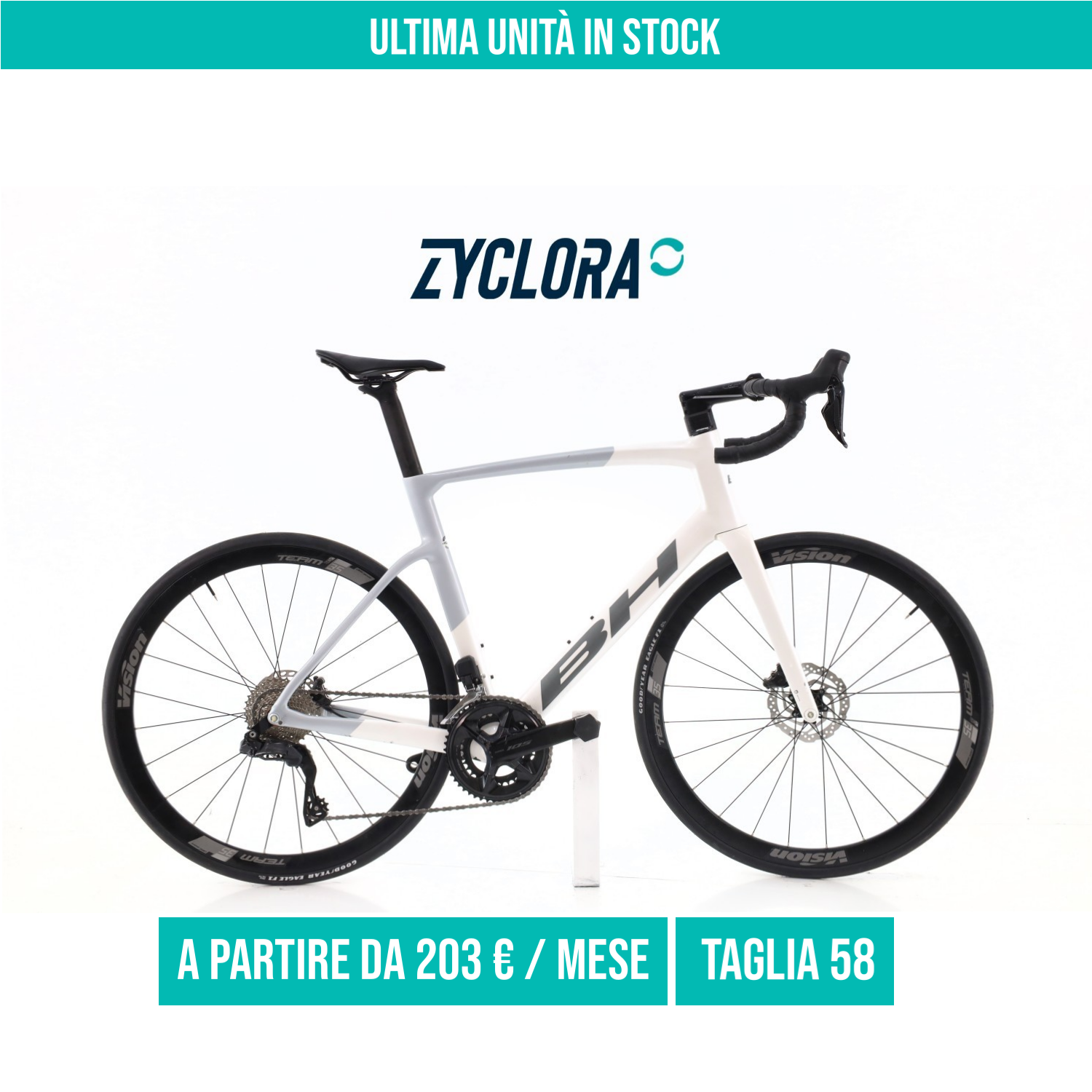 BH RS1 Carbonio Di2 12V taglia 58 Semi-nuova