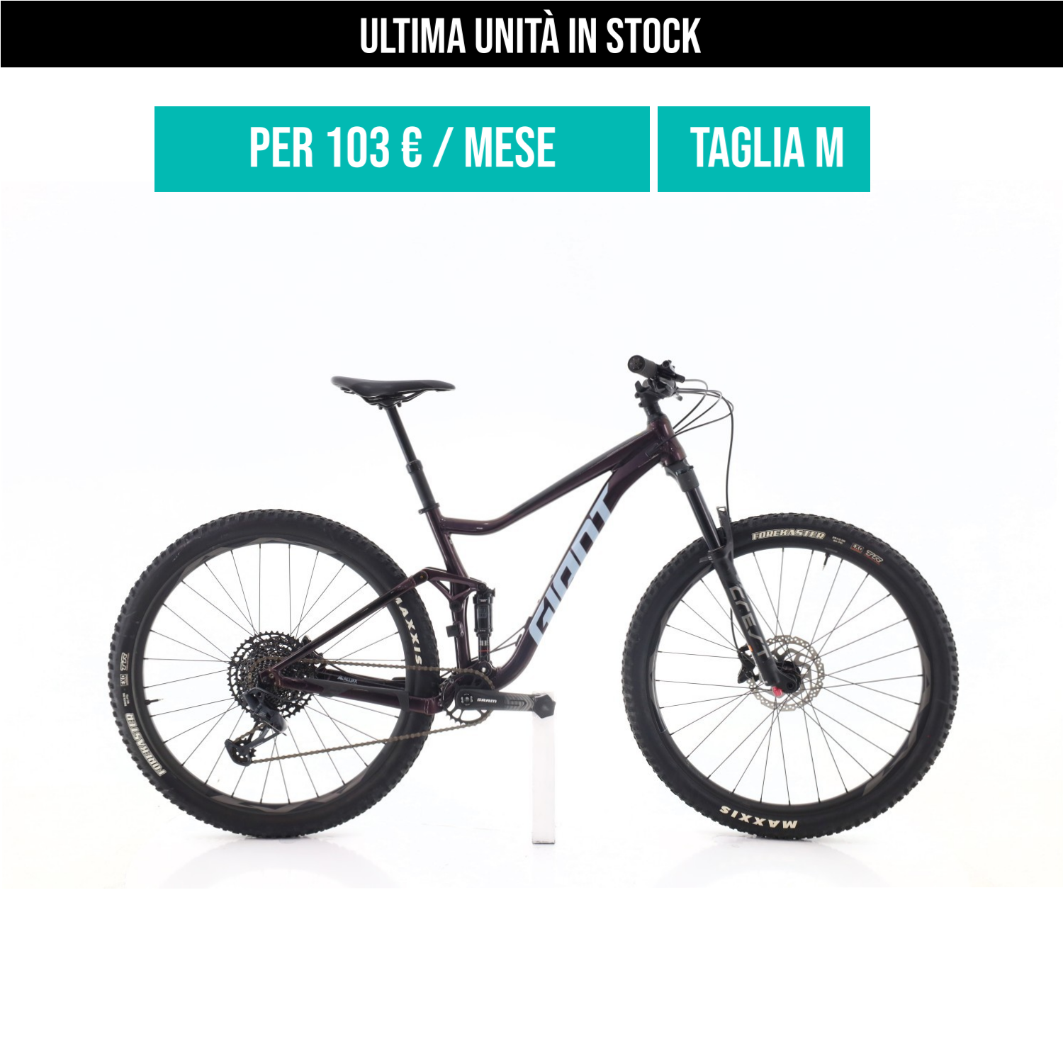 Giant Stance 1 GX taglia M Semi-nuova