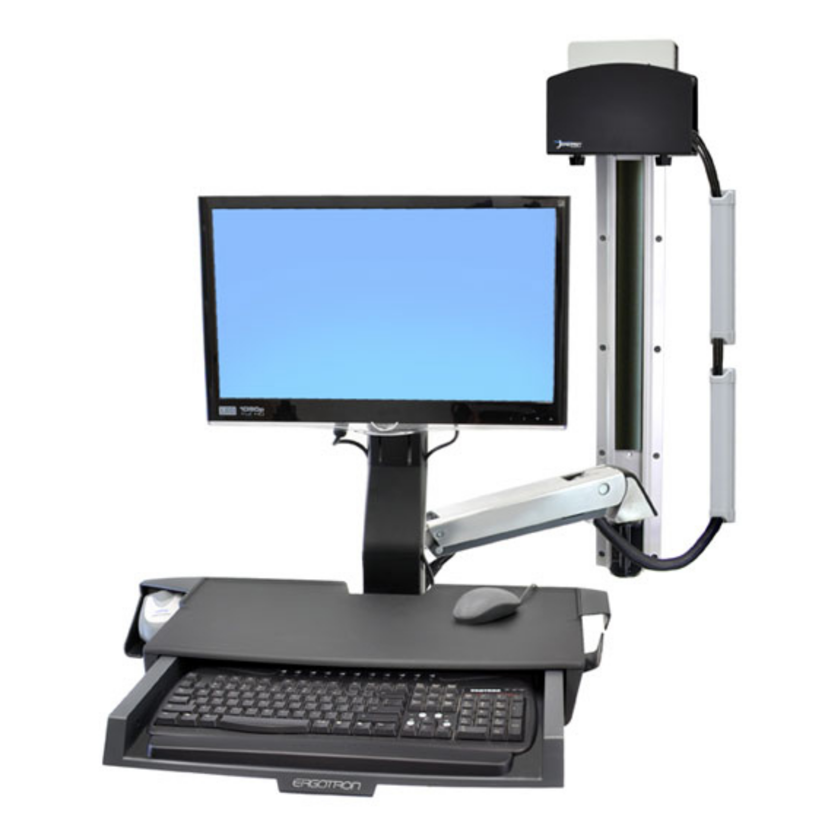 Ergotron StyleView Sit-Stand Combo System with Worksurface, 45-272-026, 14,5 kg