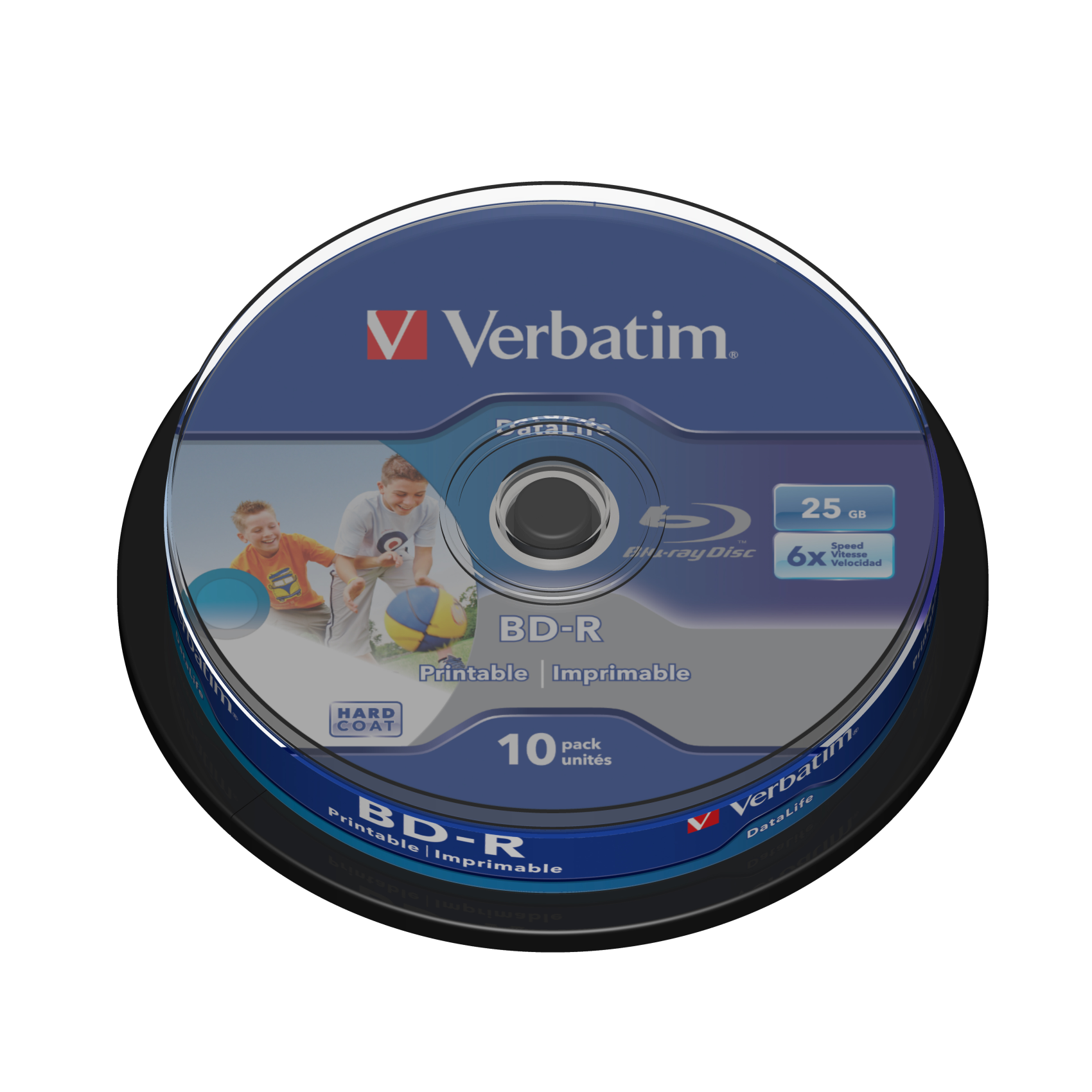 Verbatim Datalife 6x, 43804, 25 GB, BD-R, Spindel, 10 Stück(e)