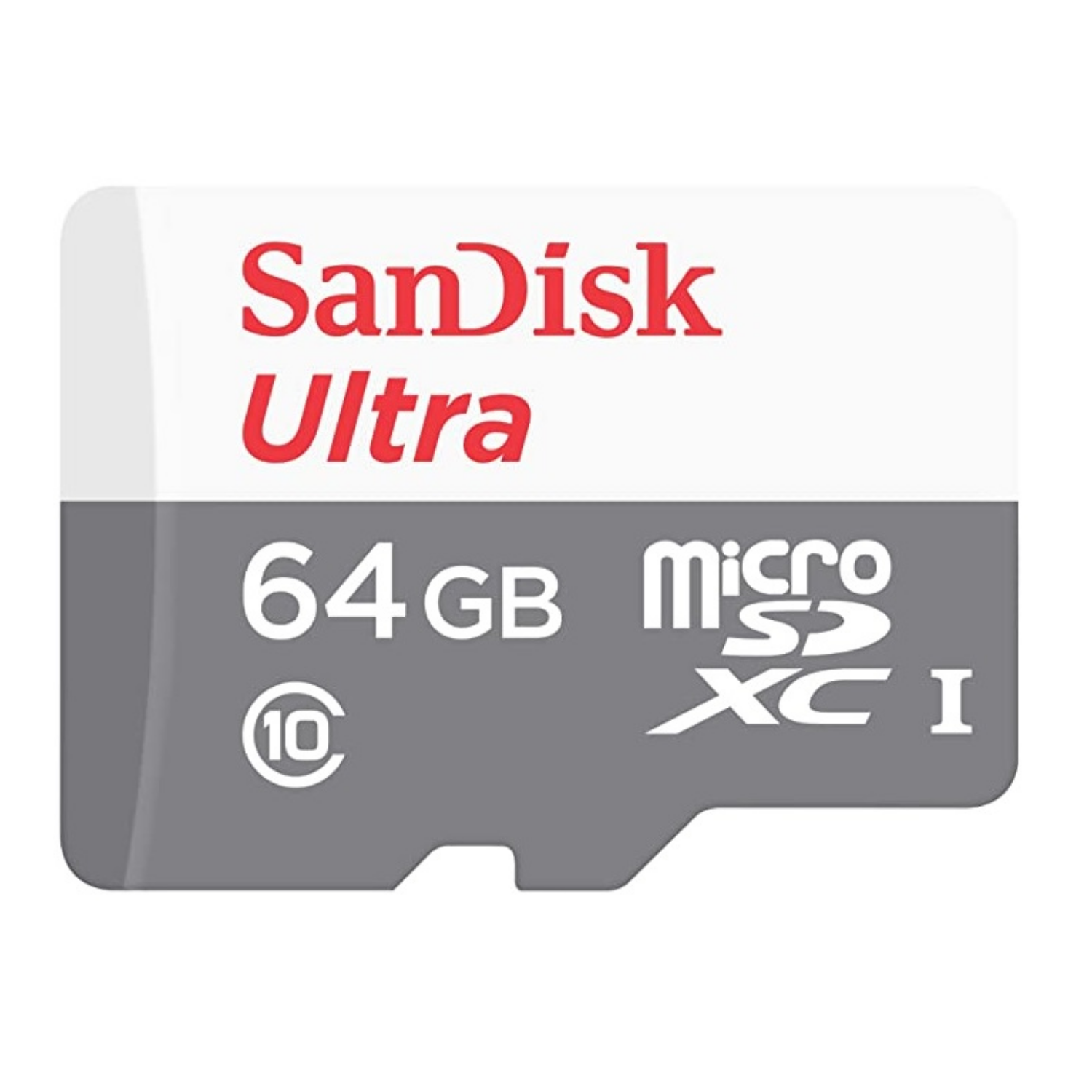 SanDisk, sdsqunr-064g-gn3mn, 64 GB, Klasse 10, Grau, Weiß