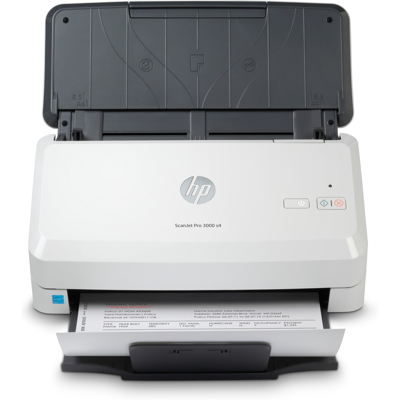 HP Scanjet Pro 3000 s4, 6fw07a#b19, 48 Bit, 24 Bit, 40 Seiten pro Minute, Scanner