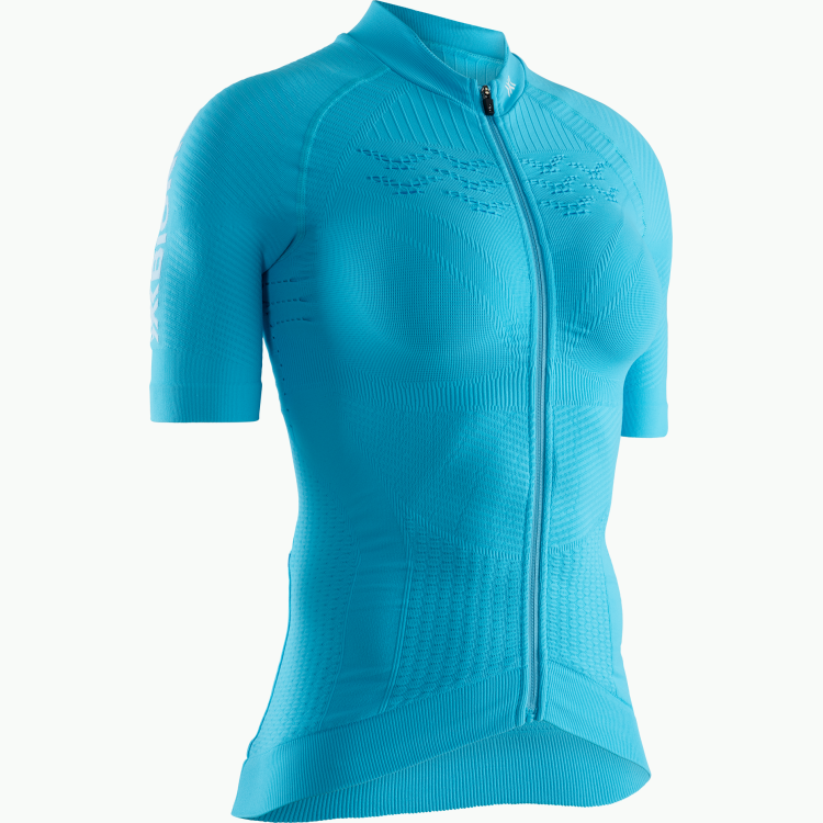 Maglia Ciclismo A Manica Corta Con Zip Donna