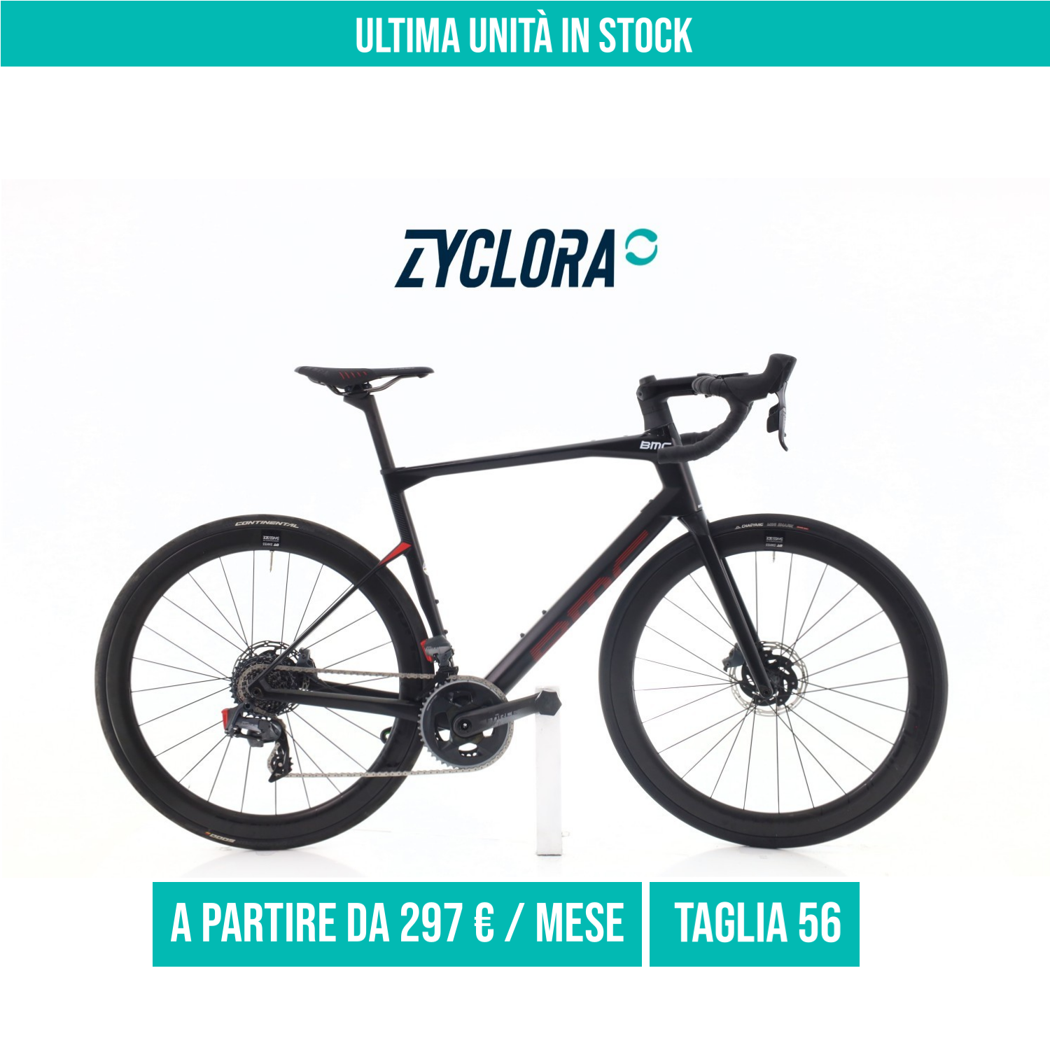 BMC Roadmachine 01 Four AXS 12V taglia 56 Semi-nuova