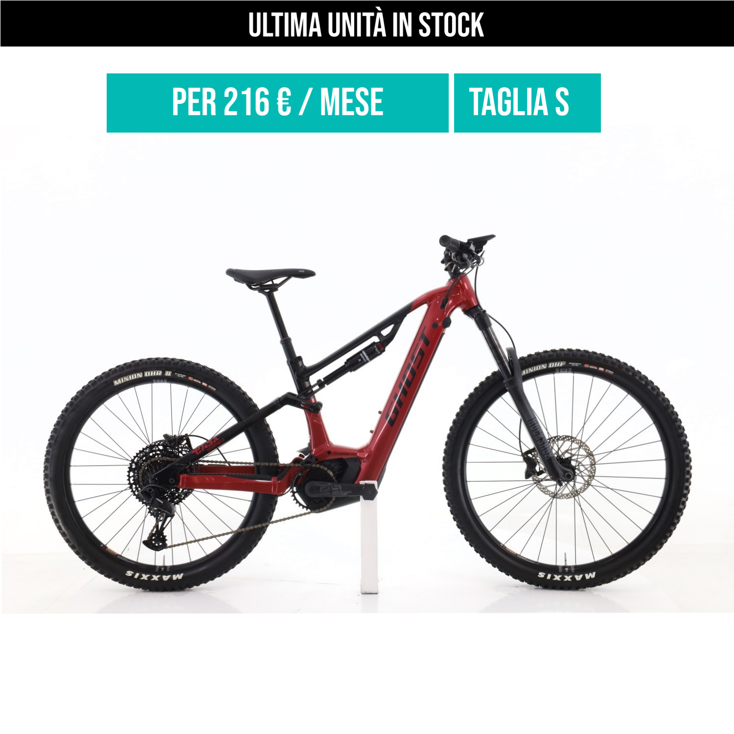 Ghost eASX Essential taglia S Semi-nuova