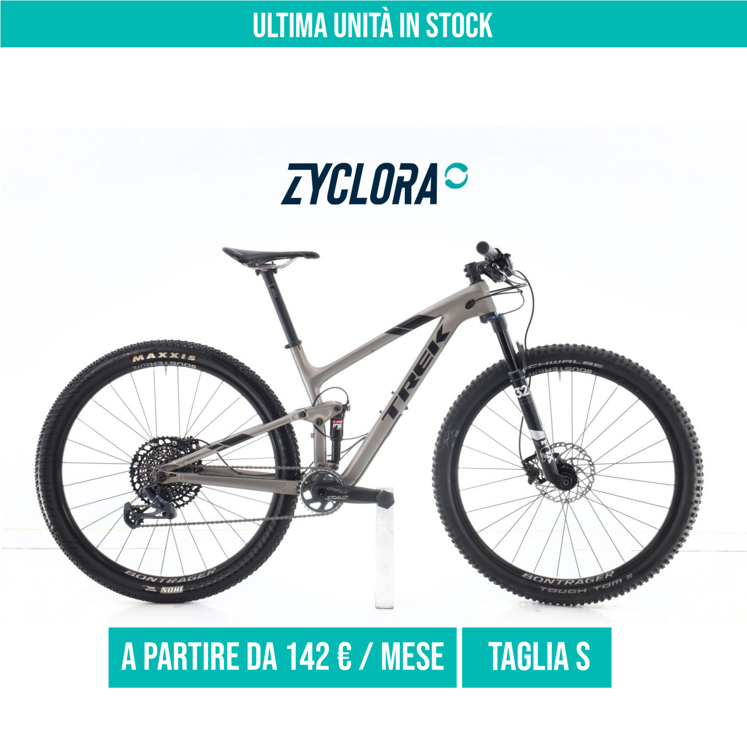 Trek Top Fuel 9.7 Carbonio GX taglia S Semi-nuova