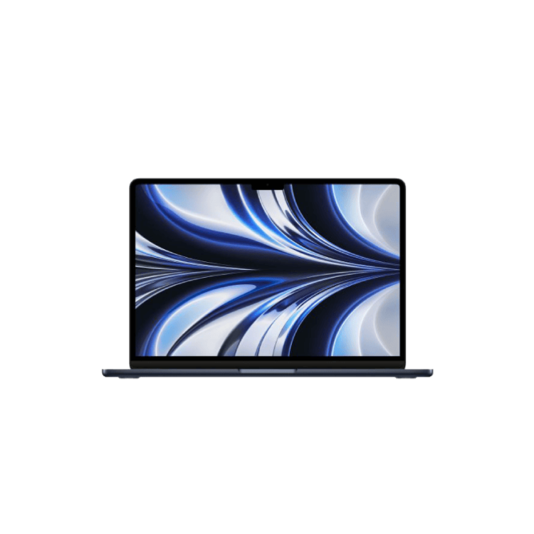MacBook Air 13 M2 (2022) 256 GB Mezzanotte A 8 GB CPU 8-core - GPU 8 Core Ricondizionato