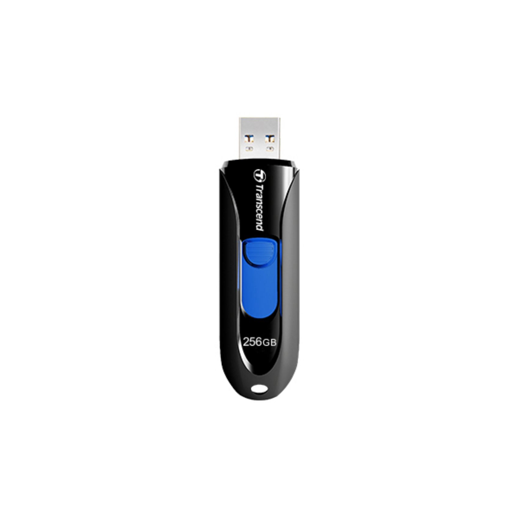 Transcend JetFlash 790, ts256gjf790k, 256 GB, USB Typ-A, 3.2 Gen 1 3.1 Gen 1, Ohne Deckel, 19 g, Schwarz