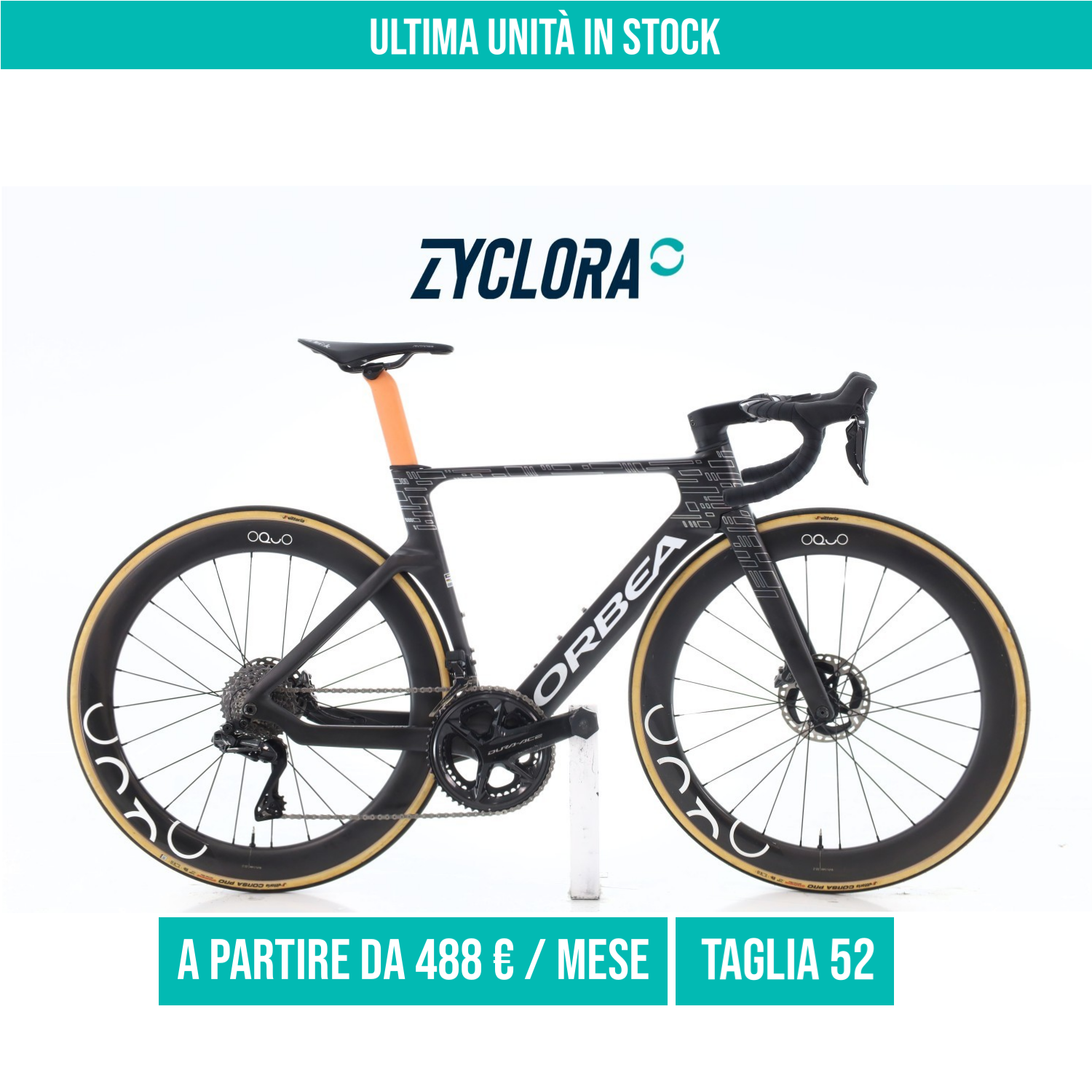 Orbea Orca Aero Euskadi Carbonio DI2 12V taglia 52 Semi-nuova
