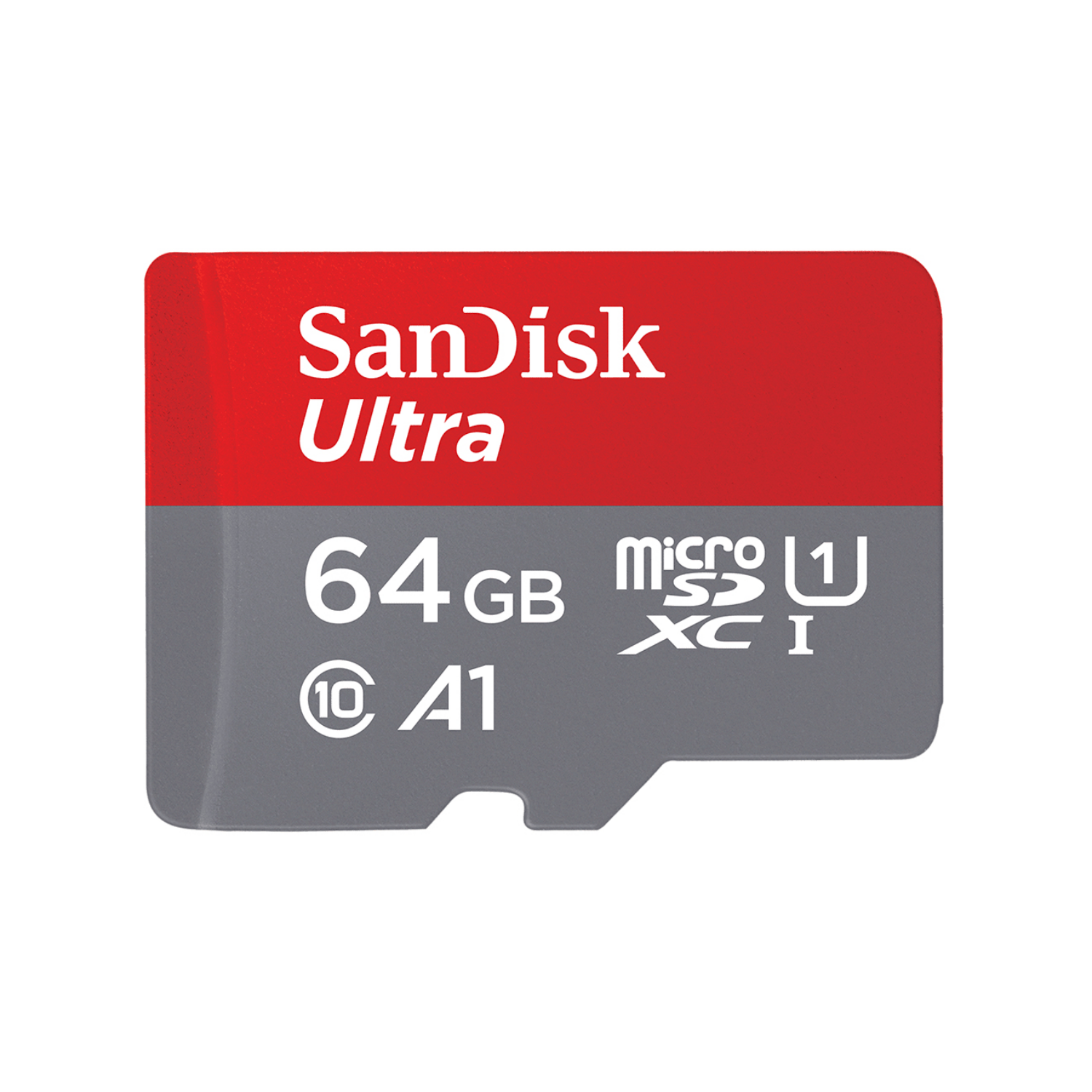 SanDisk Ultra microSD, sdsqunr-064g-gn6ta, 64 GB, MicroSDHC, Klasse 10, 100 MB/s, Grau