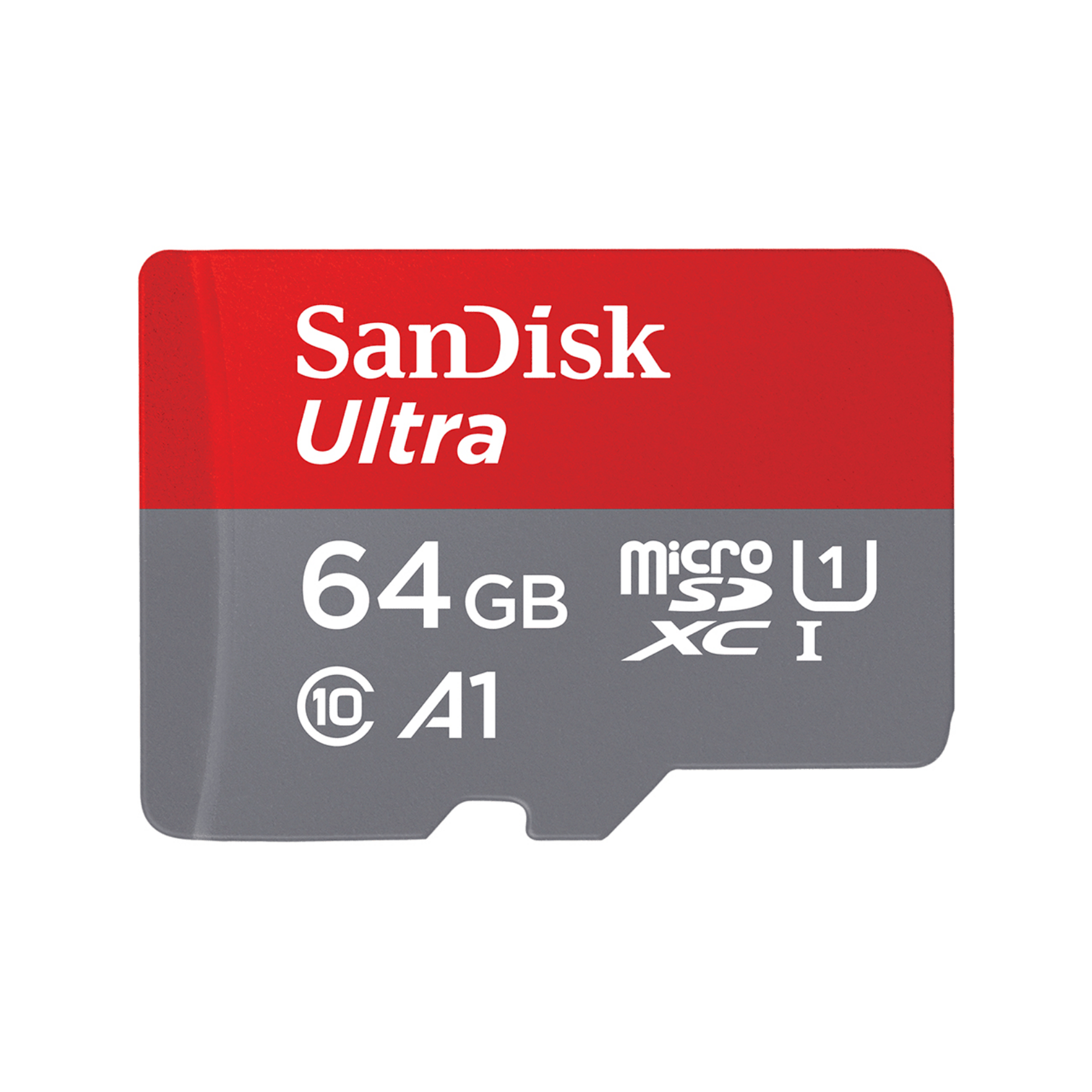 SanDisk Ultra microSD, sdsqunr-064g-gn6ta, 64 GB, MicroSDHC, Klasse 10, UHS-I, 100 MB/s, Grau