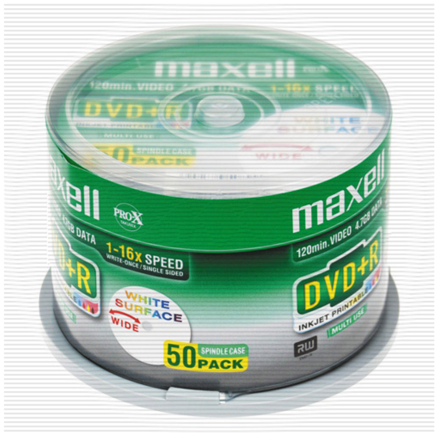 Maxell DVD+R, 275702, DVD+R, Druckbar, 50 Stücke