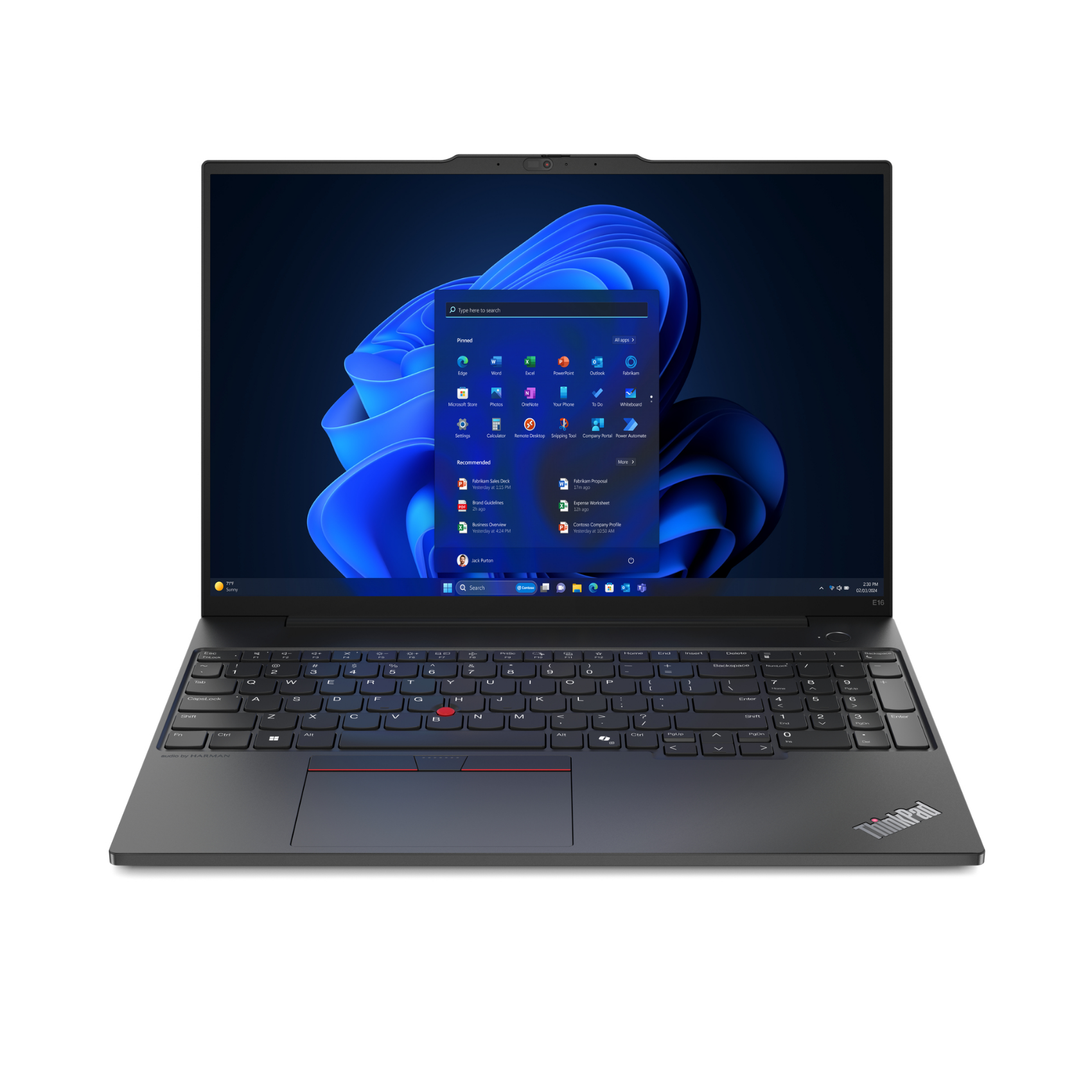 Lenovo ThinkPad E16 G2, 21ma000hge, Core Ultra 5 125U, 8GB, Win11 Pro, Win