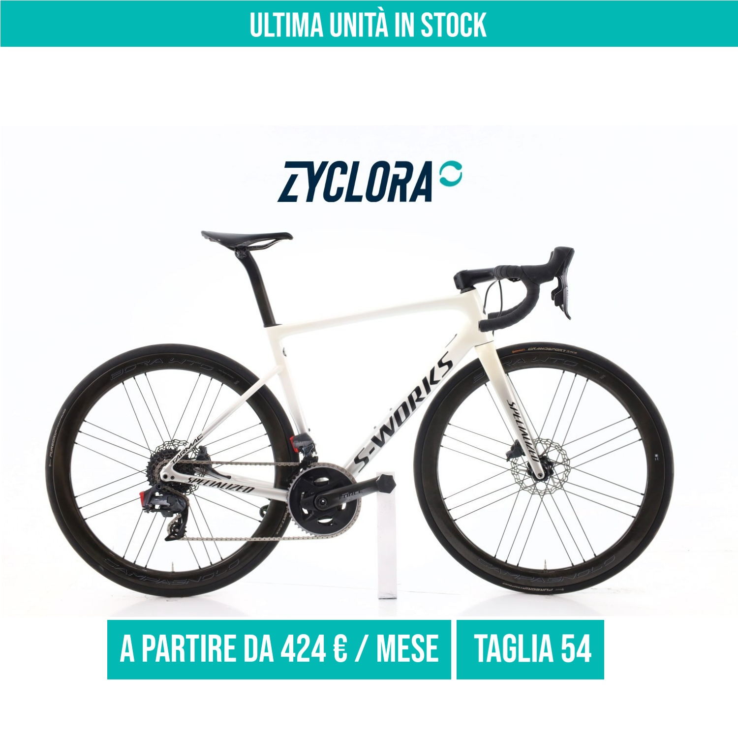 Specialized Tarmac S-Works Carbonio AXS 12V taglia 54 Semi-nuova