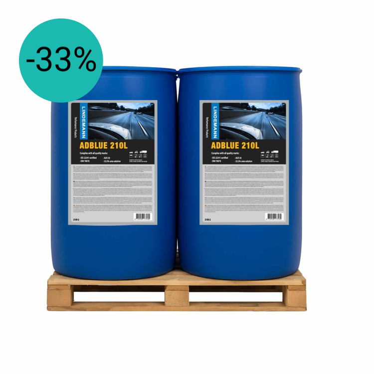 AdBlue 210 Liter Vat (2 stuks) / Adblue aanbieding / DIN 70070 & ISO 22241 | Adblue Diesel | Dutch Performance Products