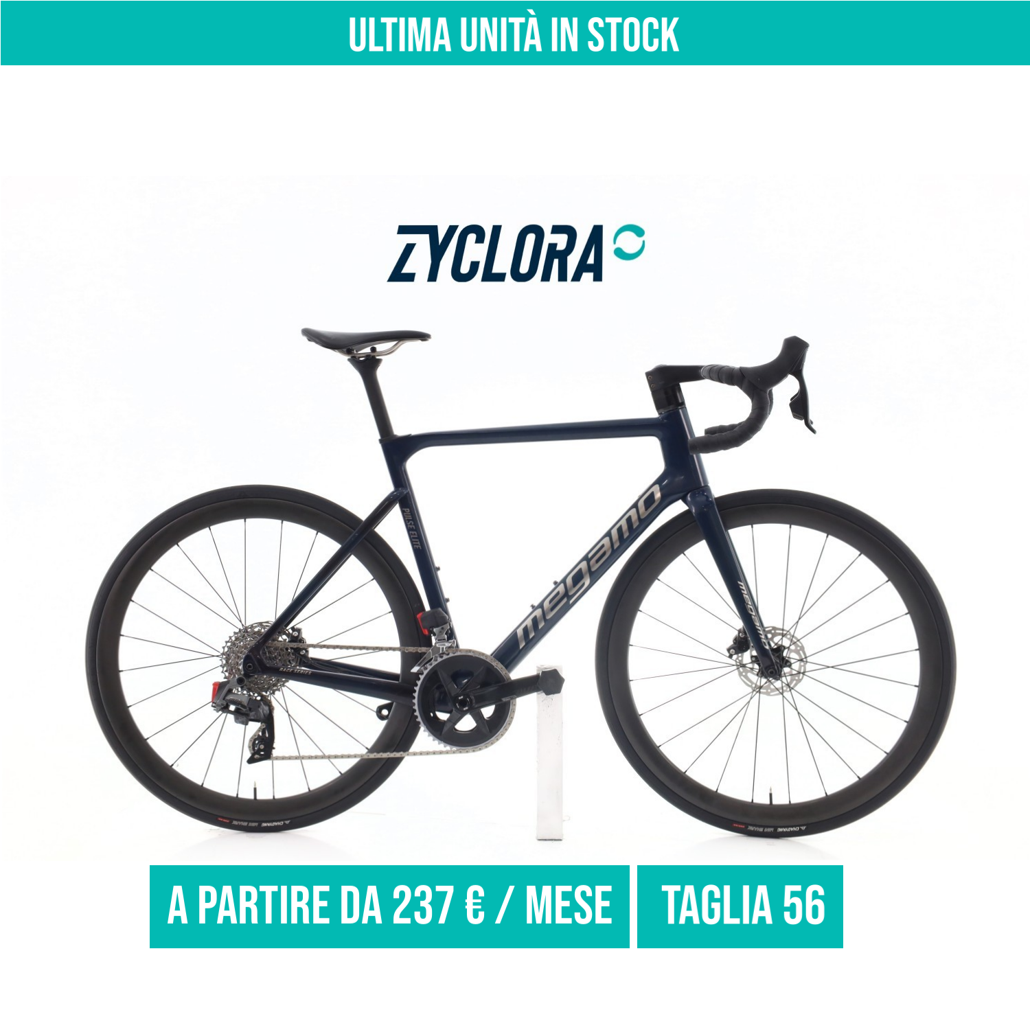 Megamo Pulse Elite AXS 12V taglia 56 Semi-nuova