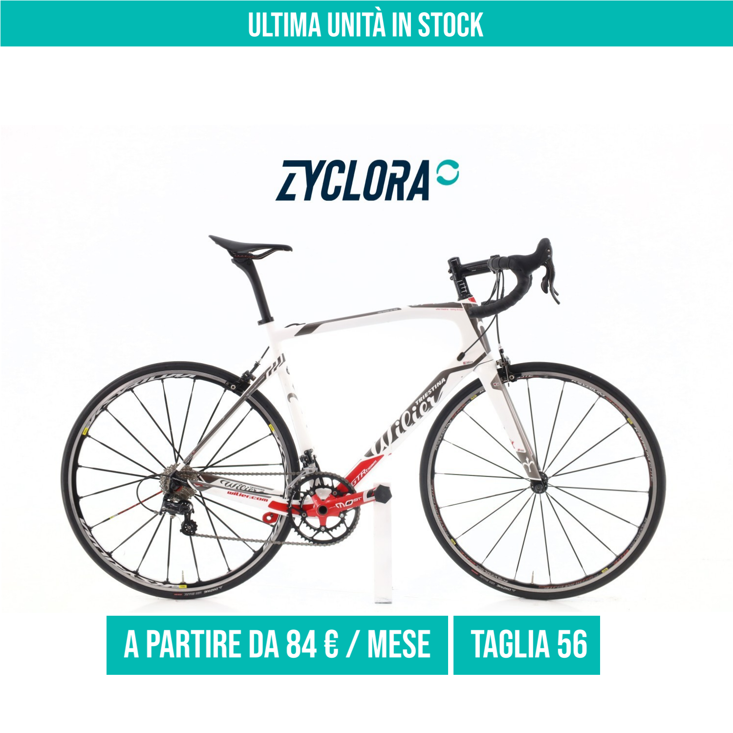 Wilier GTR Team Carbonio taglia 56 Semi-nuova