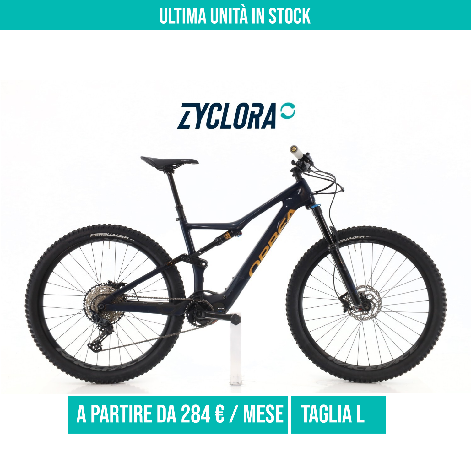 Orbea Rise M20 Carbonio taglia L Semi-nuova