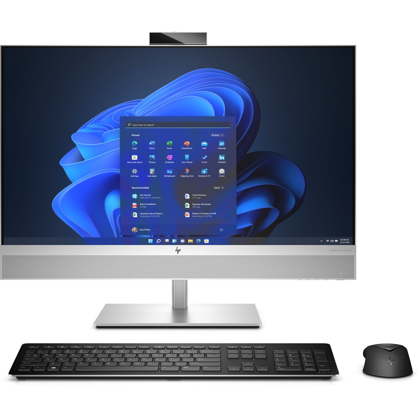 HP EliteOne 870 G9 All-in-One-PC, a0yy8ea#abd, 27"QHD, Core i5-14500, 16GB, 512GB SSD, Win