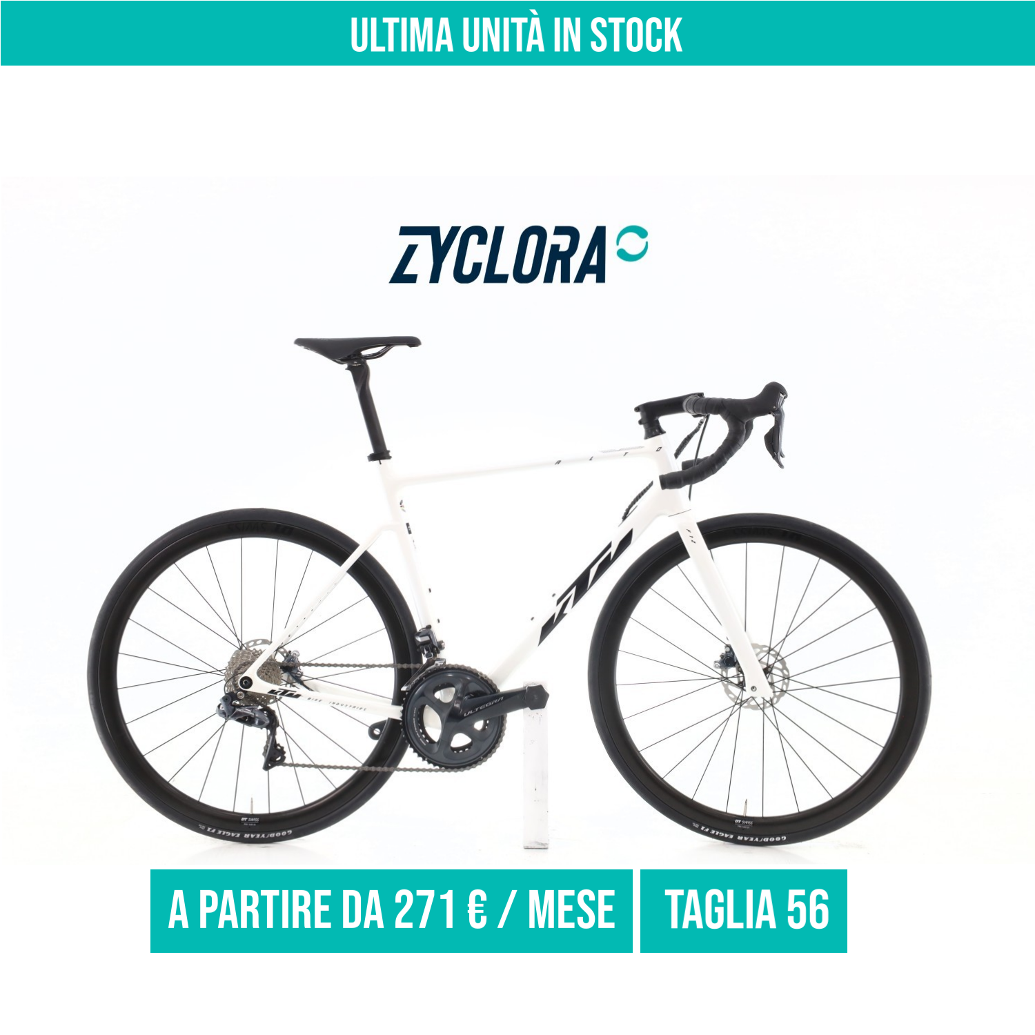 KTM Alto Master F12 Carbonio Di2 11V taglia 56 Semi-nuova