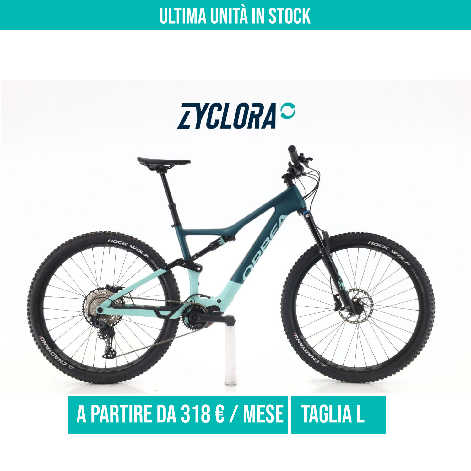 Orbea Rise Carbonio taglia L Semi-nuova