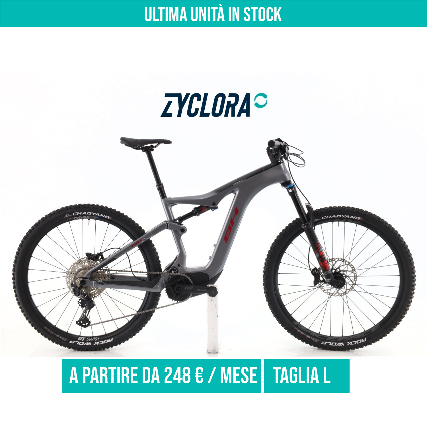 BH Atom X Lynx Carbonio XT taglia L Semi-nuova