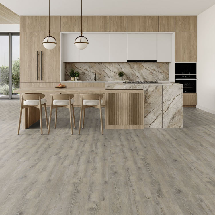 Lame+de+sol+PVC+effet+bois+clipsable+pecan+Gerflor+-+125+cm+x+22.9+cm+x+0.57+cm