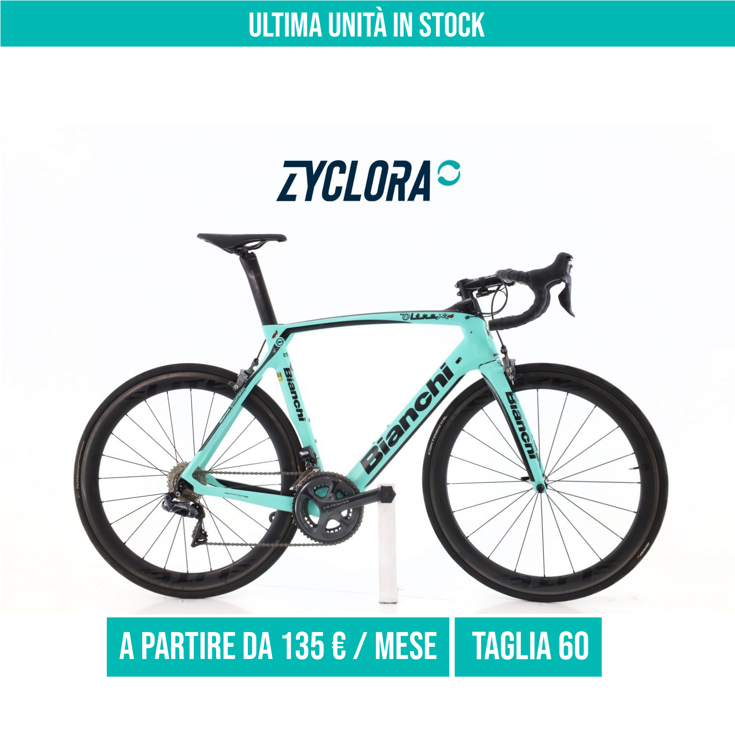 Bianchi Oltre XR4 Di2 11V taglia 60 Semi-nuova