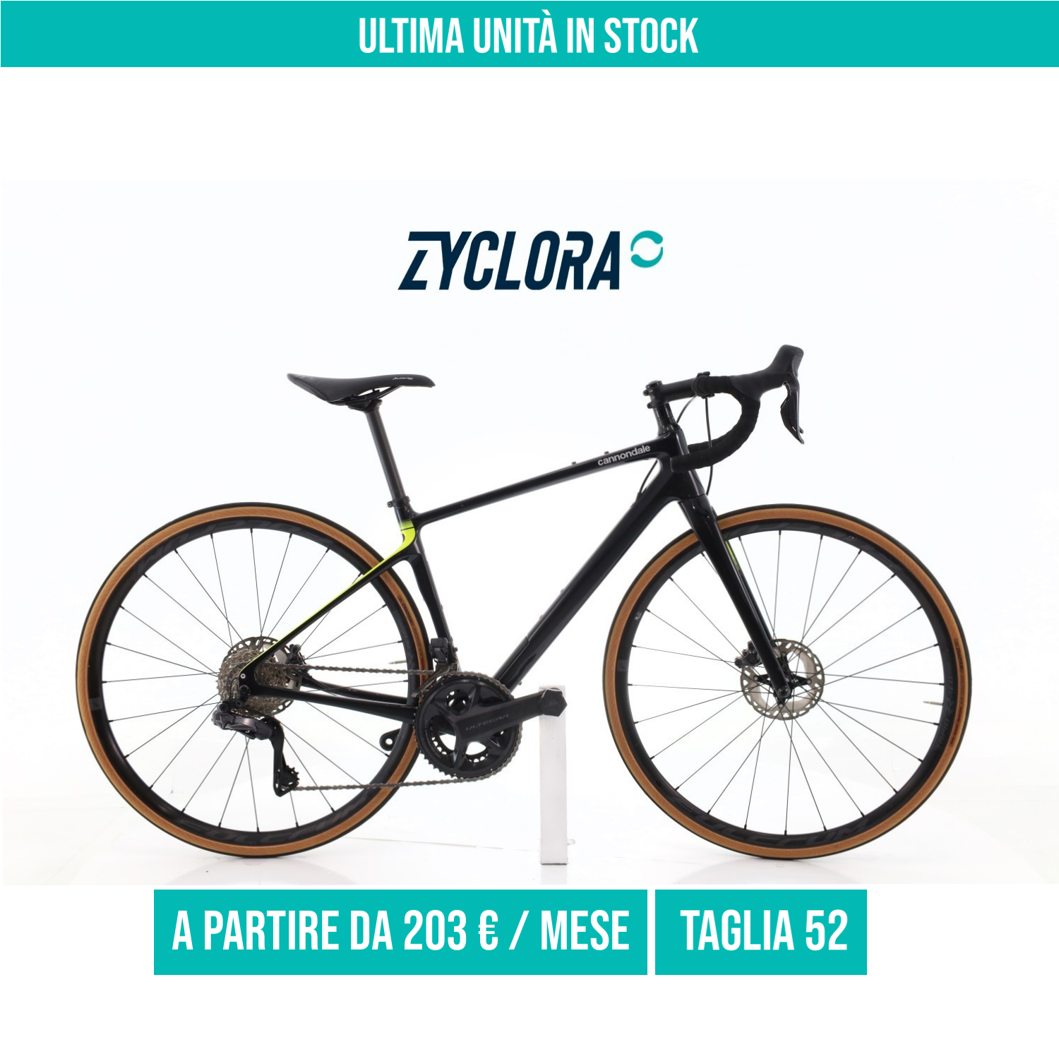 Cannondale Synapse 2 Di2 12V taglia 52 Semi-nuova