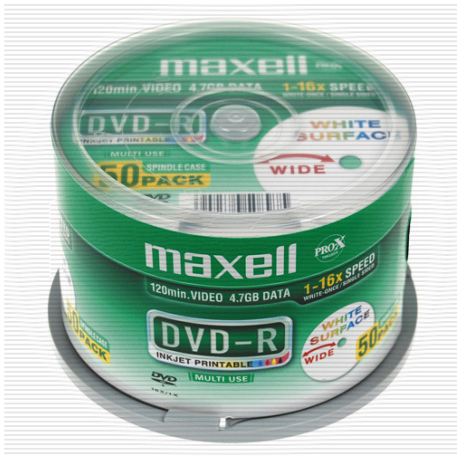 Maxell DVD-R, 275701, DVD-R, Druckbar, 50 Stücke