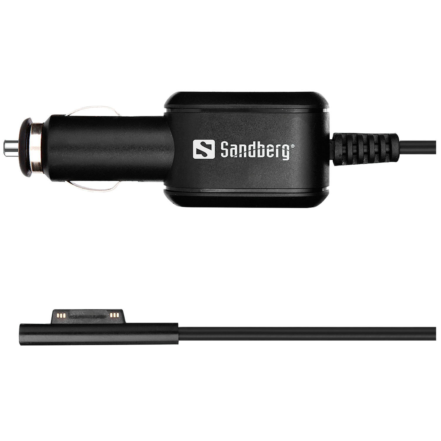 SANDBERG Car Charger for Surface, 441-00, Auto, Zigarettenanzünder, 15 V, Schwarz