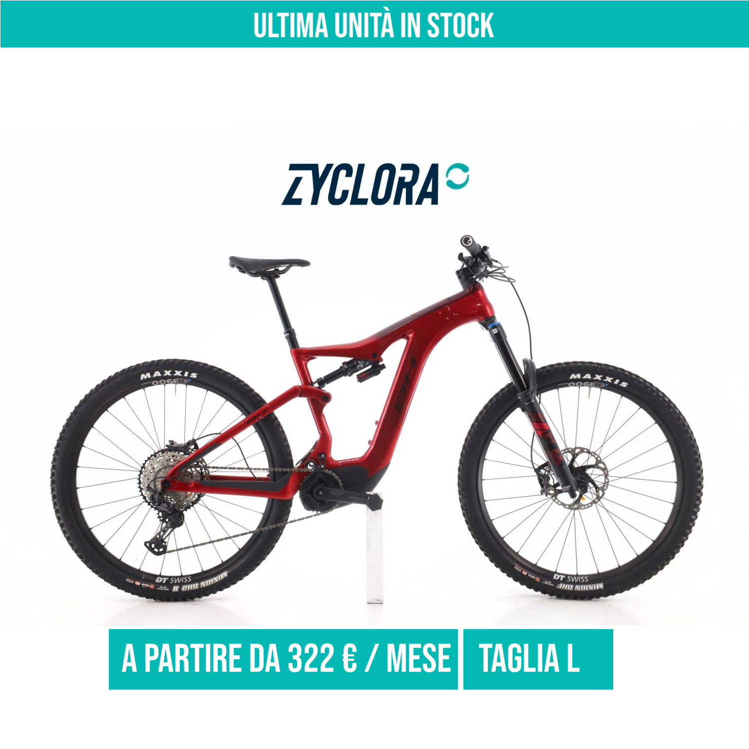 BH AtomX Lynx Pro 9.8 Carbonio XT taglia L Semi-nuova