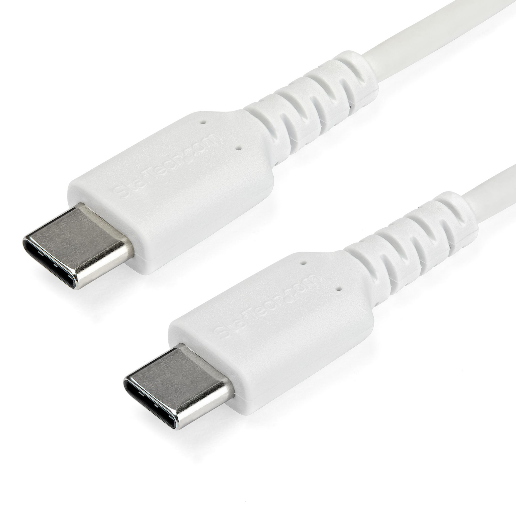 StarTech.com 1m USB-C Ladekabel, rusb2cc1mw, Langlebiges USB 2.0 Typ C zu USB C Datenübertragungs-/Schnellladek