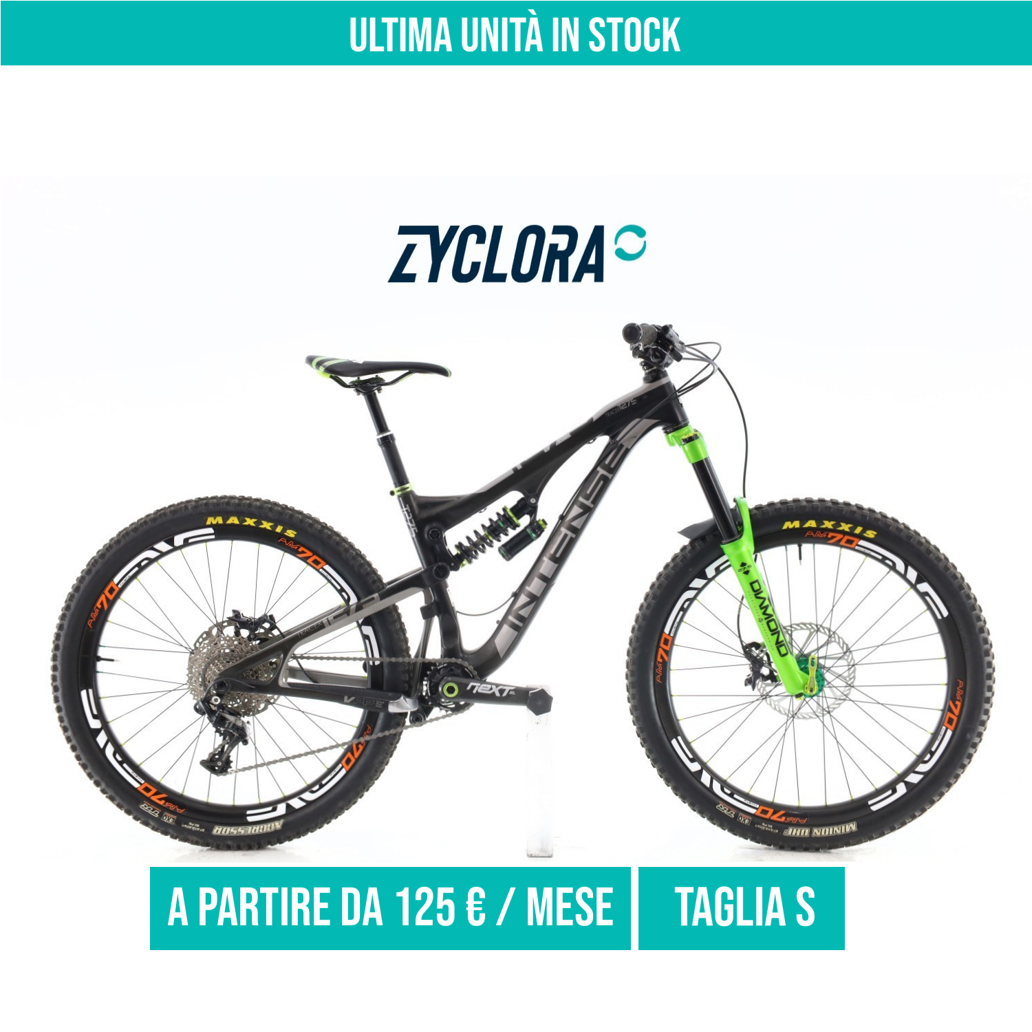 Intense Tracer 275 Carbonio taglia S Semi-nuova
