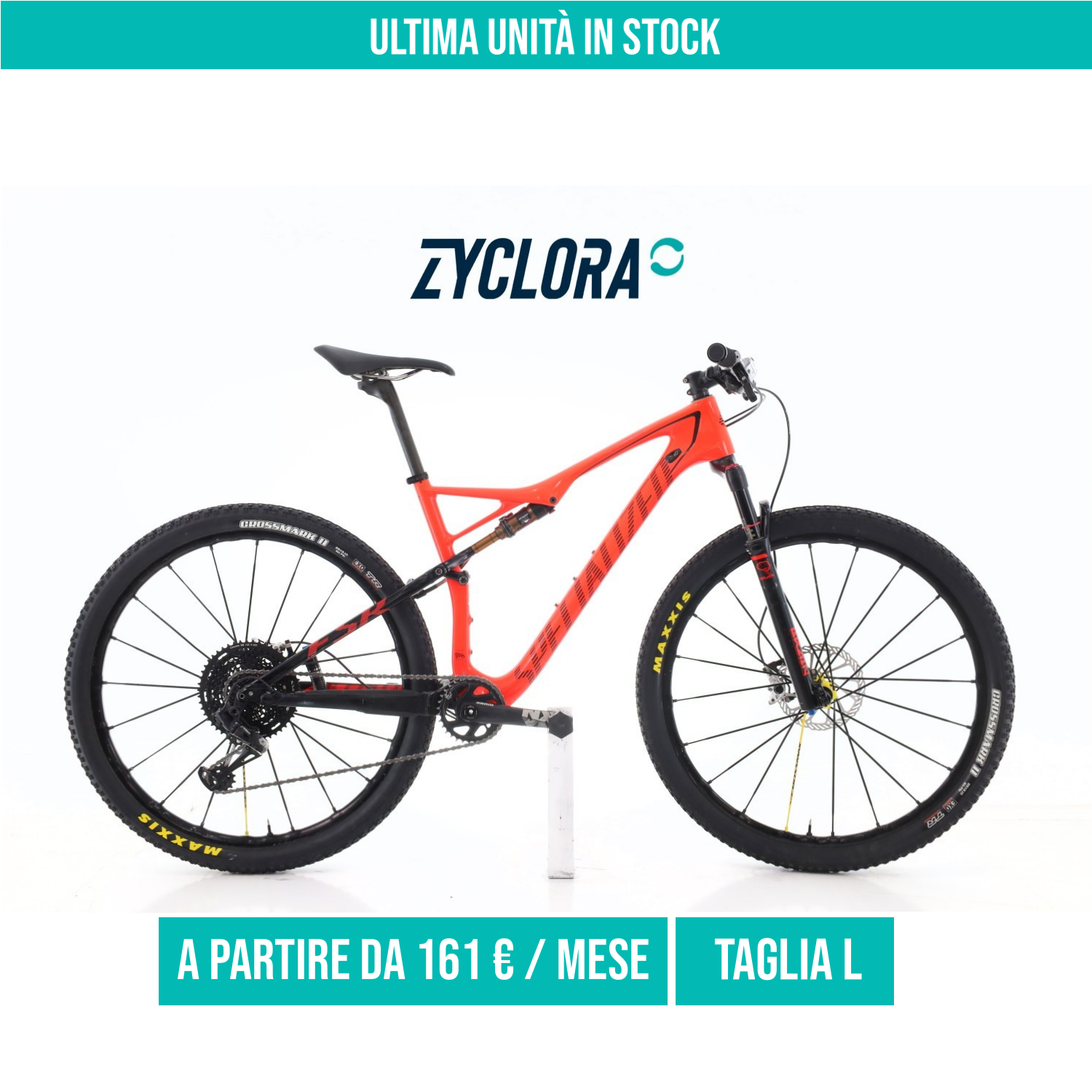 Specialized Epic Elite WC FSR Carbonio GX taglia L Semi-nuova