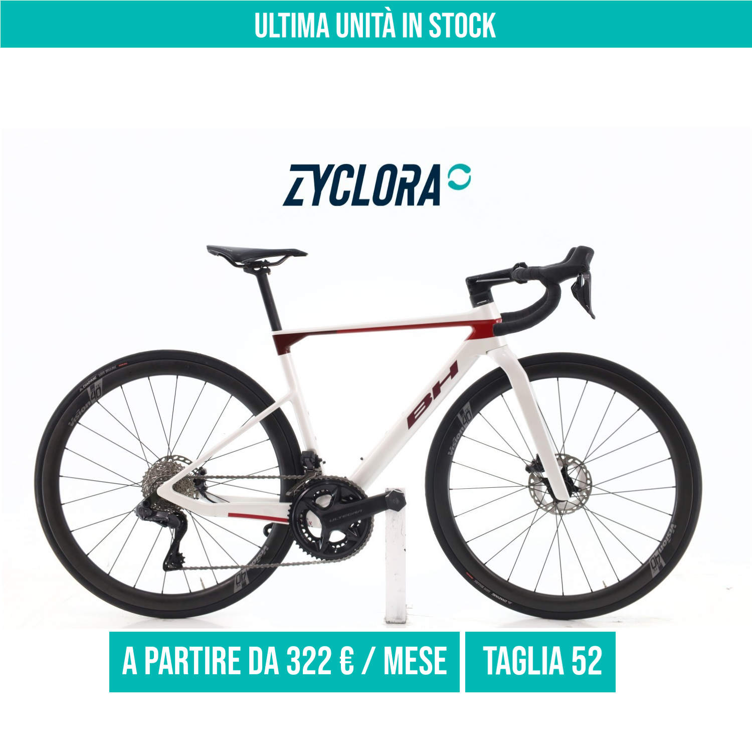 BH Ultralight 8.5 Carbonio DI2 12V taglia 52 Semi-nuova