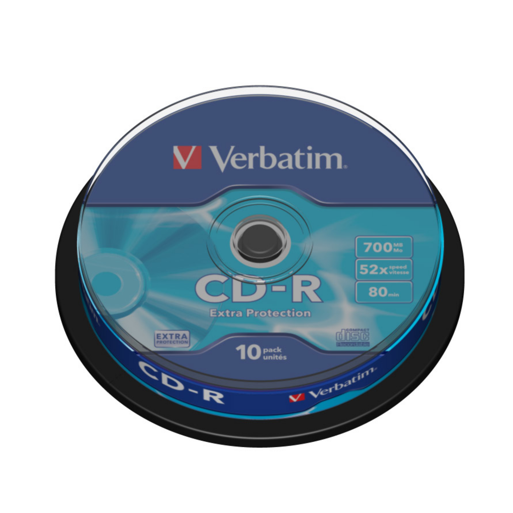 Verbatim CD-R Extra Protection, 43437, CD-R, 700 MB, Spindel, 10 Stücke