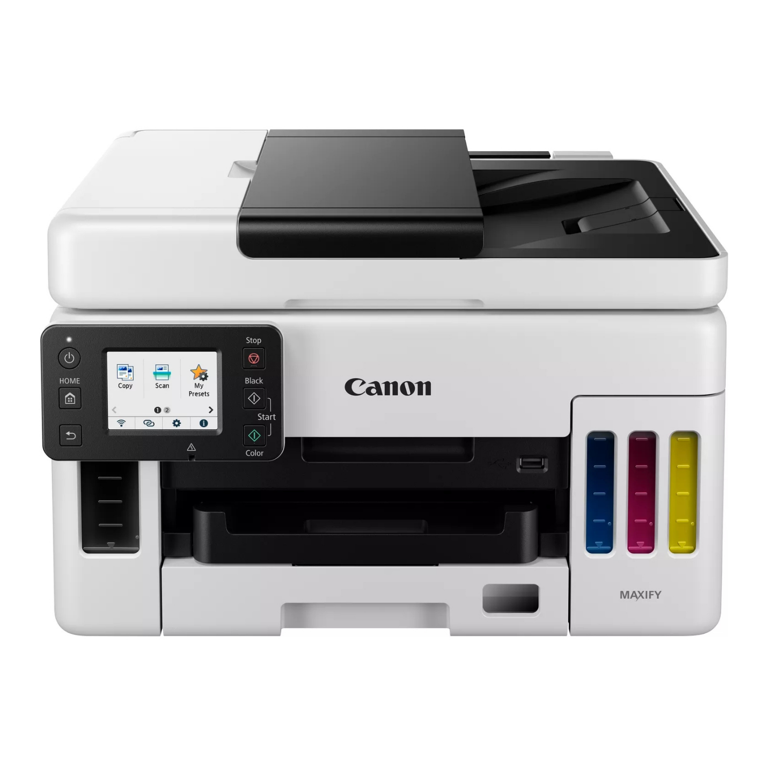 Canon MAXIFY GX6050 MegaTank, 4470c006, Tintenstrahl, Farbdruck, Direktdruck, Schwarz