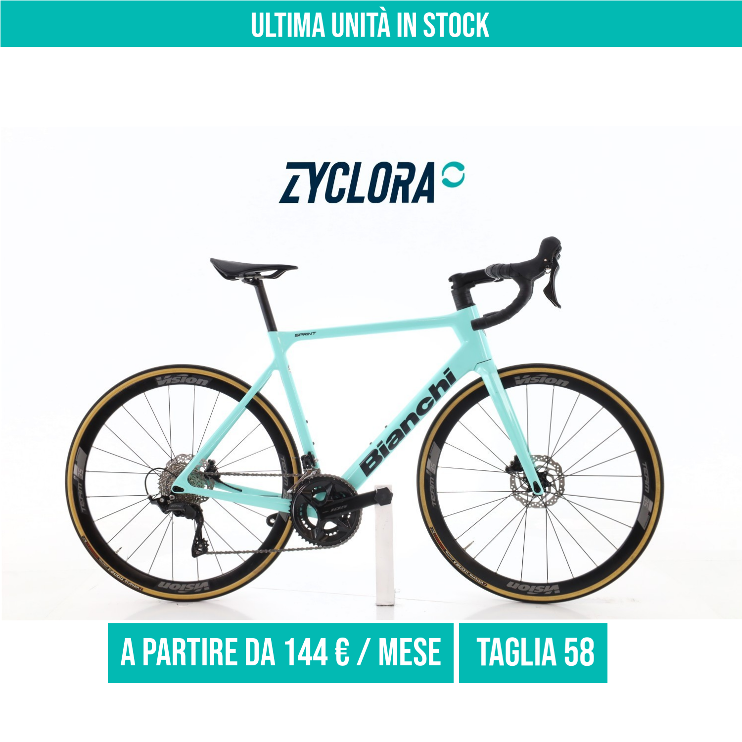 Bianchi Sprint taglia 58 Semi-nuova
