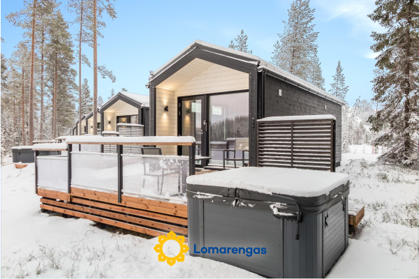 Lake resort, ulkoporeallasmökki