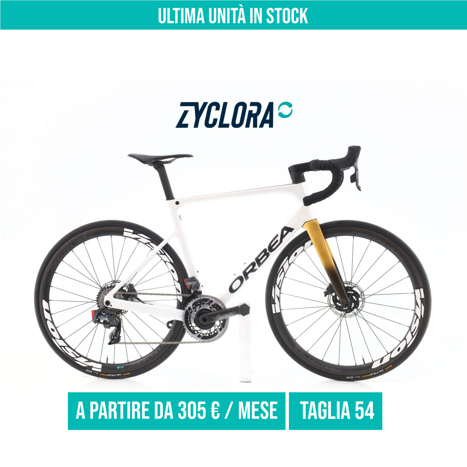 Orbea Orca OMX Carbonio AXS 12V taglia 54 Semi-nuova