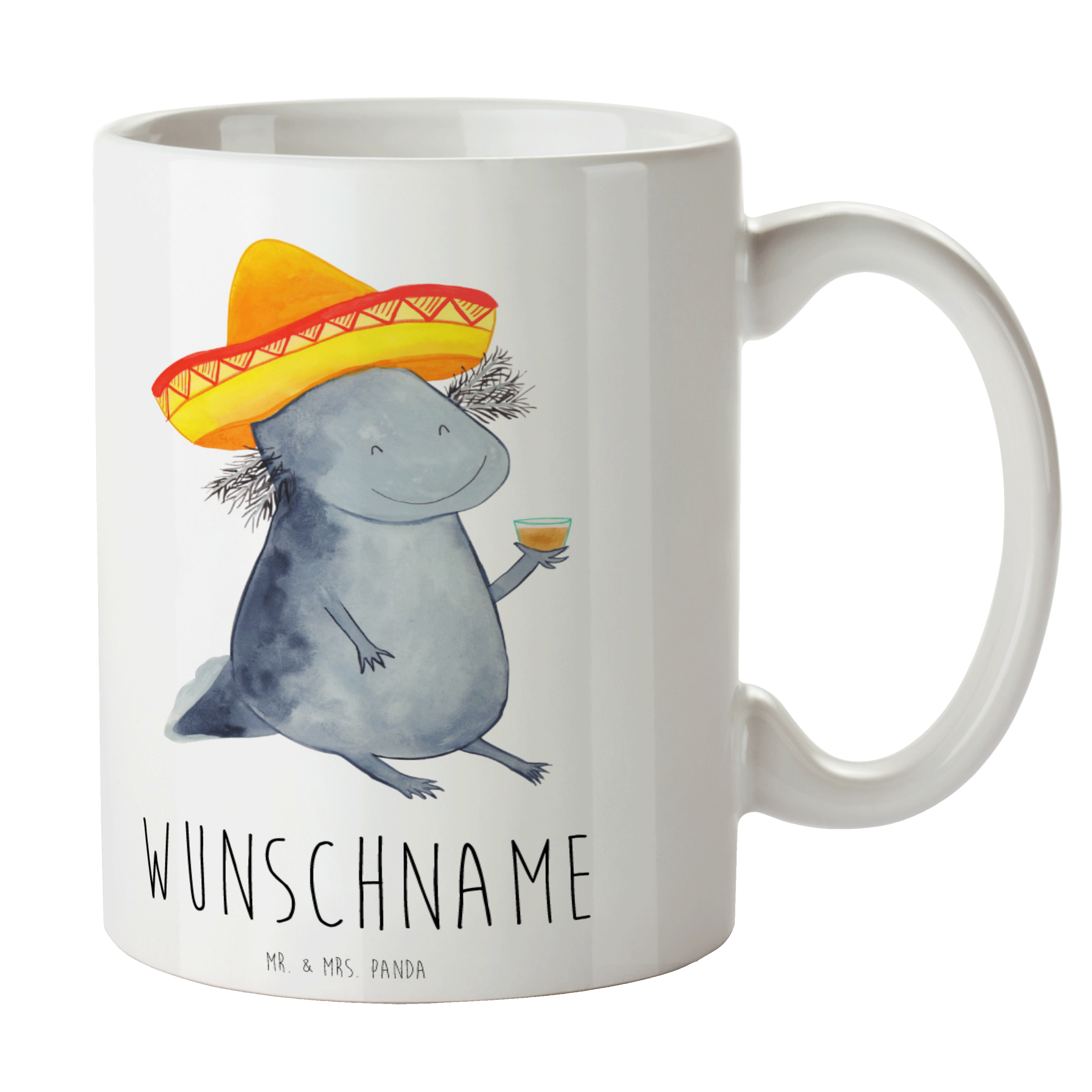 Personalisierte Tasse Axolotl Tequila - Personalisierte Geschenke Motivation