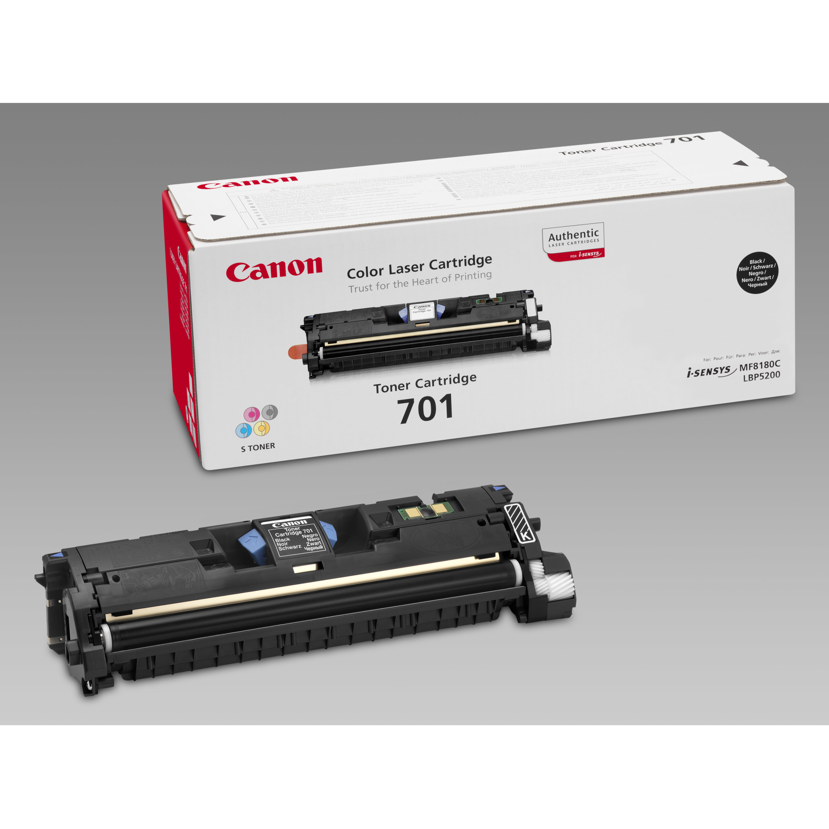 Canon Toner 701BK schwarz, 9287a003